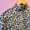 Blouse met print zwart-wit 3