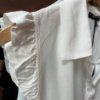 Le mari blouse off white korte mouw 3