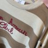 Le mari trui gestreept beige-wit nieuw